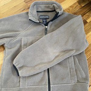 Lands End Womens Full-Zip Fleece Size S
